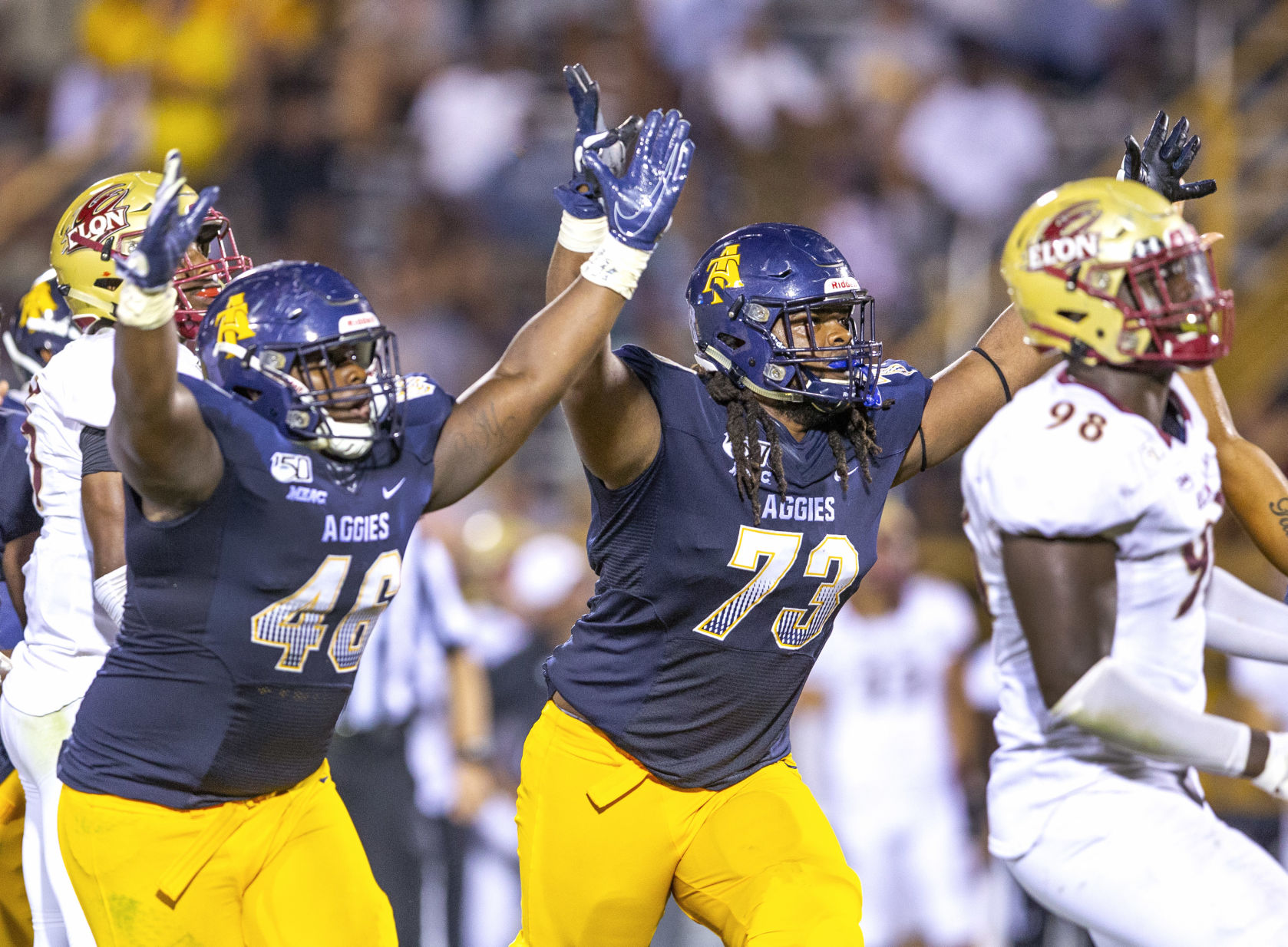 NCAT vs Elon college football